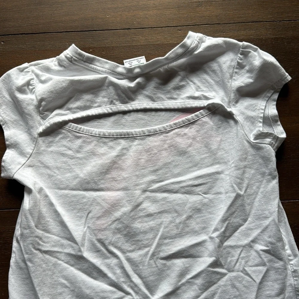 Two (2) Size S (7/8) PUMA GIRLS SHORT SLEEVED cotton tees